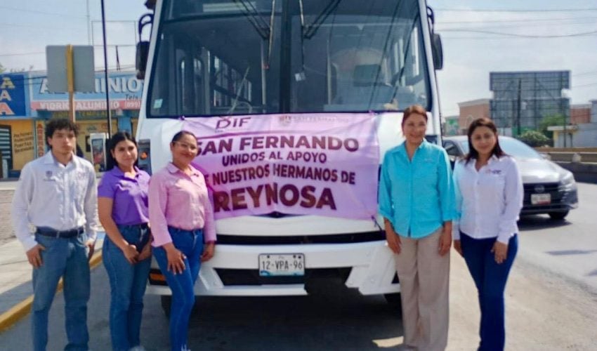 San Fernando muestra su solidaridad con Reynosa
